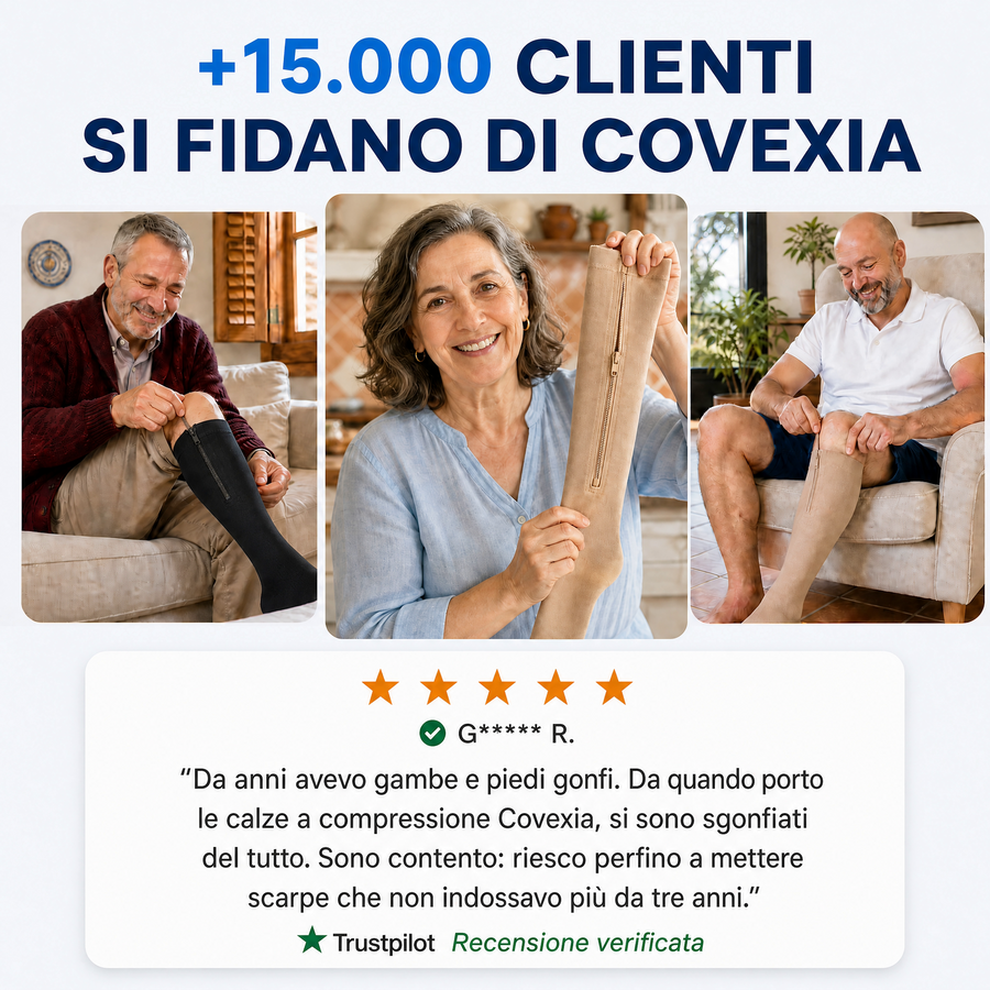 Calze a Compressione con Zip Covexia™
