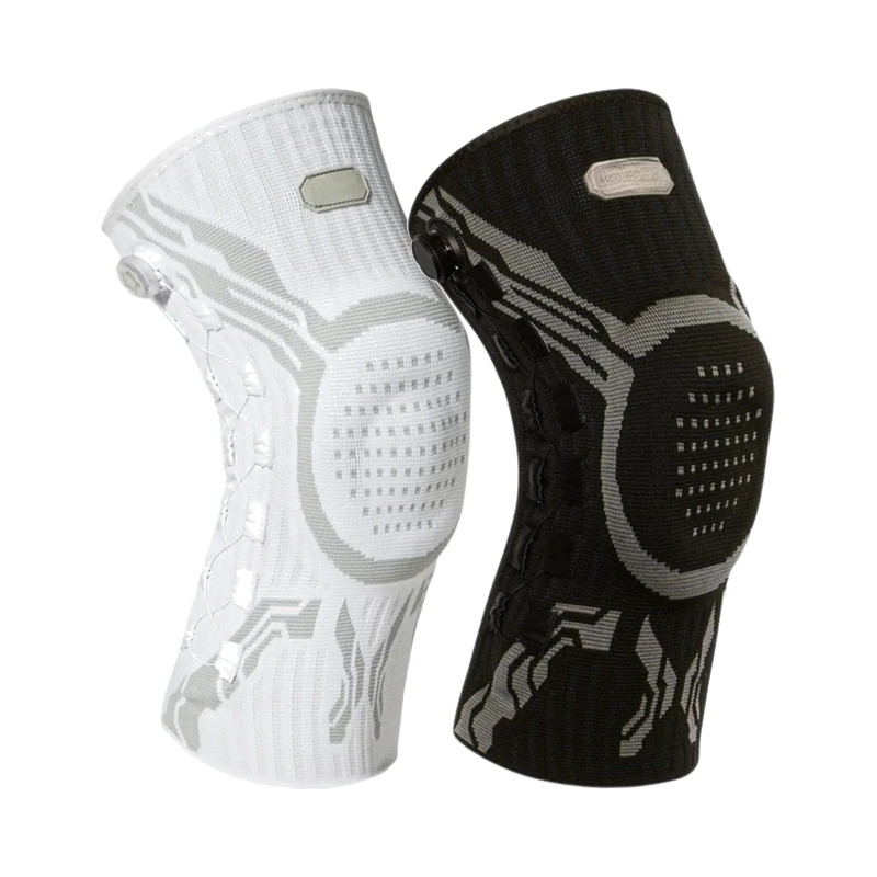 2 ginocchiere Covexia, grigio chiaro e nera